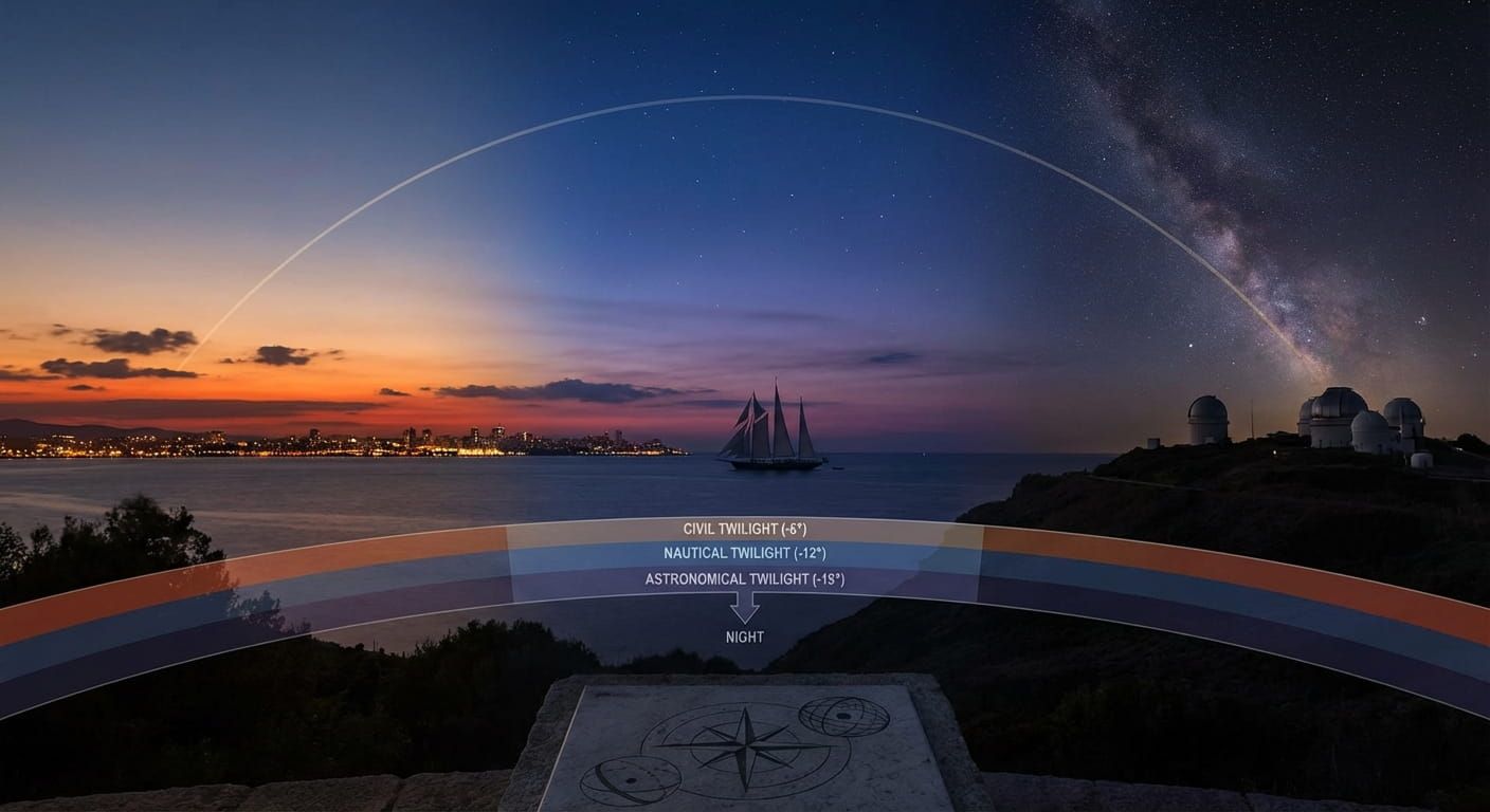 Civil Nautical and Astronomical Twilight Guide