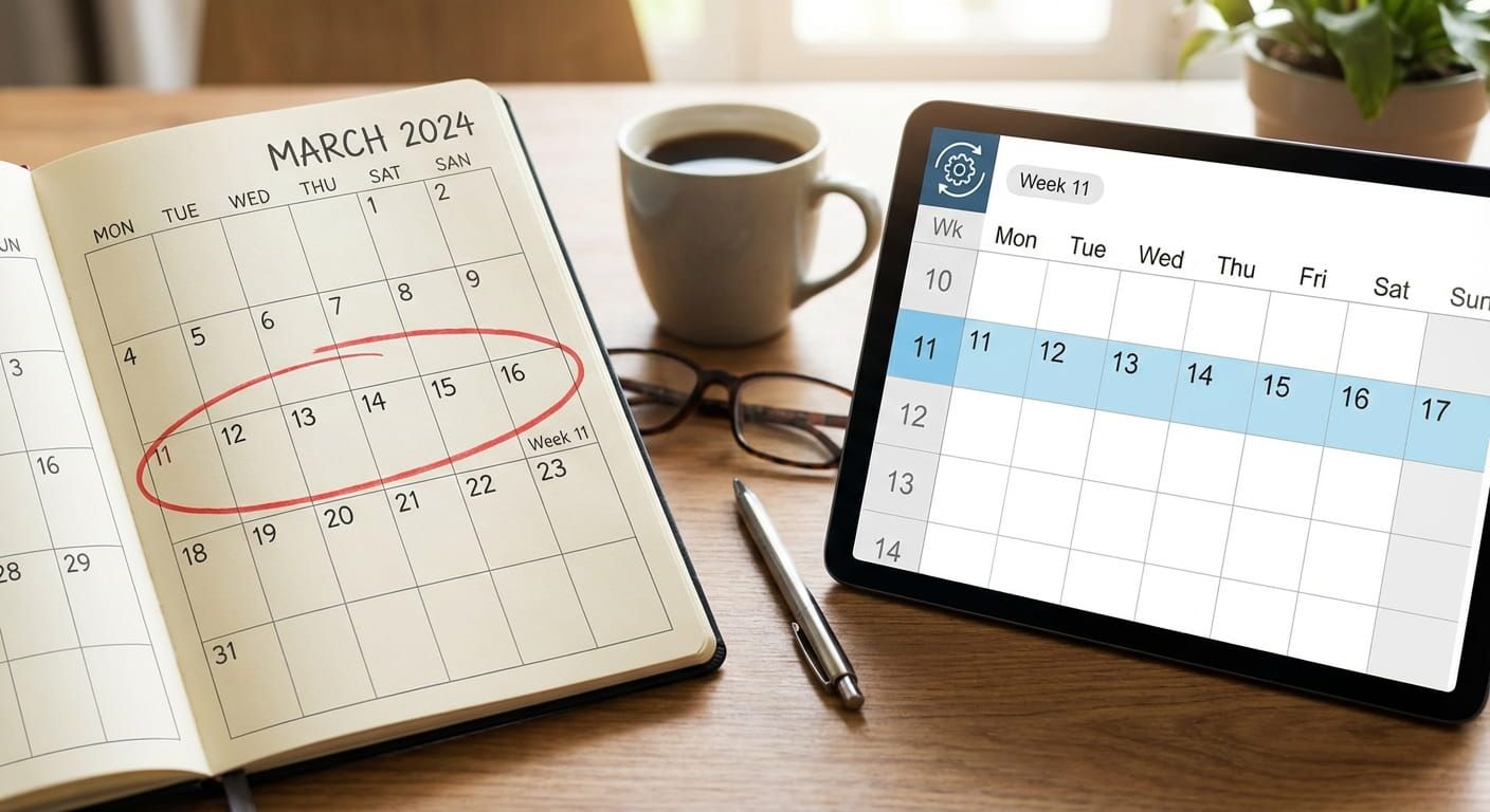 Guide to Week Numbers and Calendar Dates