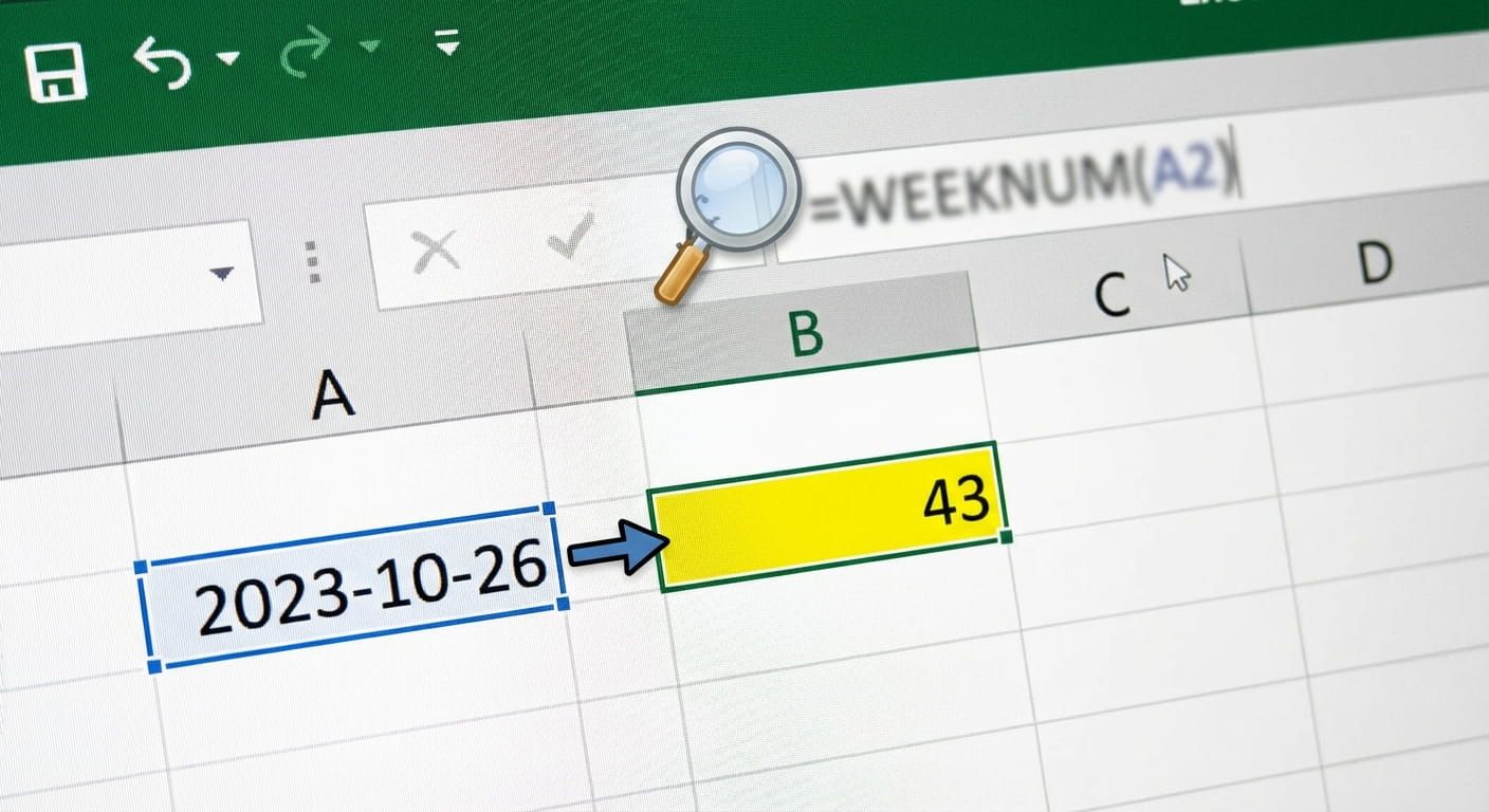 How to Find Week Numbers in Excel