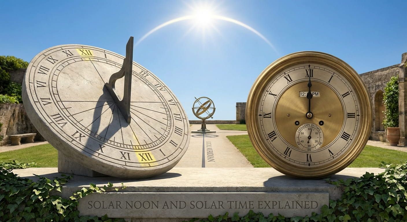 Solar Noon and Solar Time Explained