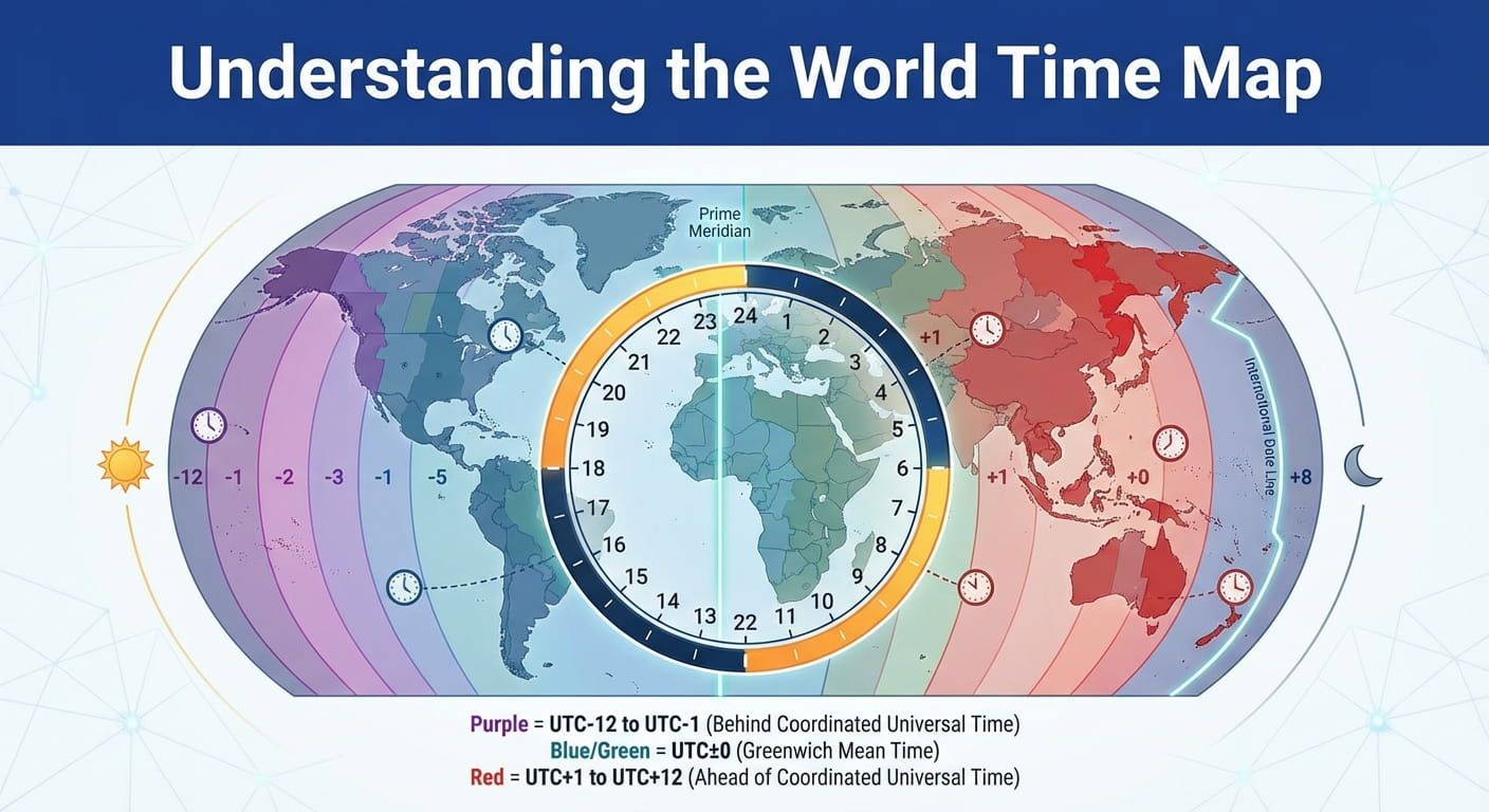 Understanding the World Time Map