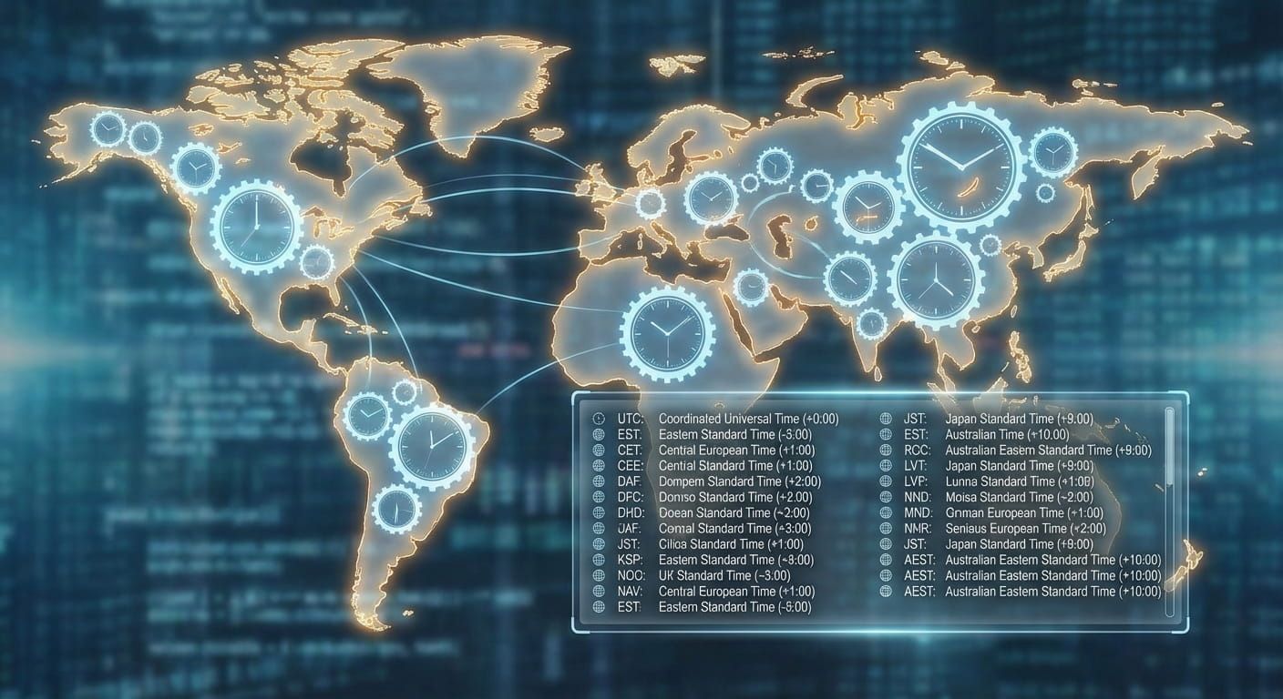 World Time Zone Abbreviations List